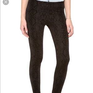 David Lerner snakeskin leggings